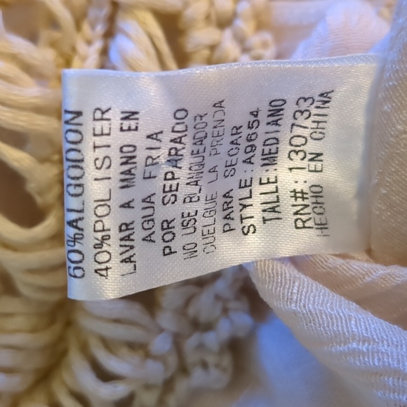 Umgee boho crochet top size M - Picture 9 of 13